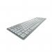 Cherry KW 9100 Slim Wireless Keyboard for MAC QWERTY UK Silver/White JK-9110GB-1 CH09969