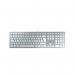 Cherry KC 6000C Slim Wired Keyboard for MAC USB QWERTY UK Silver/White JK-1620GB-1 CH09994