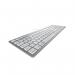 Cherry KC 6000C Slim Wired Keyboard for MAC USB QWERTY UK Silver/White JK-1620GB-1 CH09994