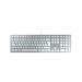 Cherry KC 6000C Slim Wired Keyboard for MAC USB QWERTY UK SilverWhite JK-1620GB-1 CH09994