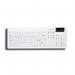 Cherry AKC8200 Hygiene Keyboard with Integrated Smartcard Reader White AKC8200FUVBW/UK CH12194