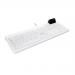Cherry AKC8200 Hygiene Keyboard with Integrated Smartcard Reader White AKC8200FUVBW/UK CH12194