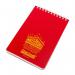 Exacompta Ruled Watershed Waterproof Book 101x156mm Red 2291 CH17019