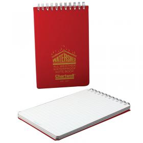 Exacompta Ruled Watershed Waterproof Book 101x156mm Red 2291 CH17019