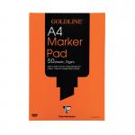 Clairefontaine Goldline 50 Sheet 70gsm Marker Pad A4 White GPB1A4 CHGPB1A4