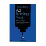 Clairefontaine Goldline Professional Tracing Pad 90gsm 50 Sheets A3 GPT1A3 CHGPT1A3