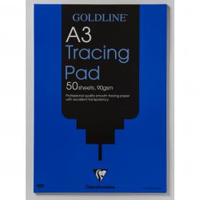 Clairefontaine Goldline Professional Tracing Pad 90gsm A3 50 Sheets GPT1A3 CHGPT1A3