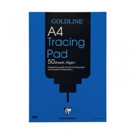 Clairefontaine Goldline Professional Tracing Pad 90gsm A4 50 Sheets GPT1A4 CHGPT1A4