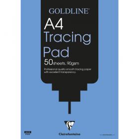 Clairefontaine Goldline Professional Tracing Pad 90gsm A4 50 Sheets GPT1A4 CHGPT1A4