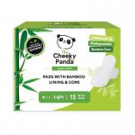 Cheeky Panda Pads with Bamboo Lining + Core Light 15 Pads x6 CHK63152