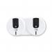 Cheeky Panda Pro Easy Flow Twin Mini Jumbo Dispenser White NJ-HGJ-A11 CHK63185