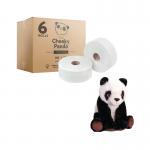 Cheeky Panda Professional 2-Ply Toilet Roll 300m (Pack of 6) + FOC Panda CHK810003