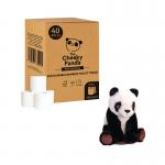 Cheeky Panda 2-Ply Toilet Tissue 400 Sheets (Pack of 40) + FOC Panda CHK810005