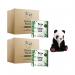 The picture shows a pack of 6 Cheeky Panda 3-ply toilet rolls, each with 200 sheets, as well as Cheeky Panda tissues. The packaging features a playful panda design and clearly displays the offer of buying 2 packs and getting a third one free. The products are made from sustainable, bamboo-based materials.