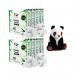 The photograph shows a pack of 45 rolls of The Cheeky Panda 3-ply toilet tissue and tissues. The packaging features a playful panda design and the product name in bold, vibrant font. The rolls are neatly stacked and ready to use for all your bathroom needs.