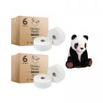 Cheeky Panda Professional 2-Ply Toilet Roll 300m Pack of 6 Buy 2 Get FOC Panda CHK810013