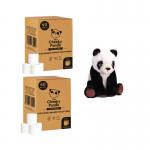 Cheeky Panda 2-Ply Toilet Tissue 400 Sheets Pack of 40 Buy 2 Get FOC Panda CHK810016