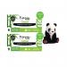 The image features a pack of 12 Cheeky Panda Facial Tissues made from bamboo, with a total of 64 wipes. The packaging has a playful design and mentions a Buy 2 Get FOC promotion.
