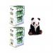 The photograph captures a box of The Cheeky Panda Facial Tissues, containing 80 sheets per pack. The design features a playful panda and the words Cheeky Panda in bold font. The pack is part of a promotion, with customers receiving a free pack for every 2 purchased.