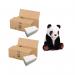 The Cheeky Panda Hand Towels feature a playful panda design and are ideal for keeping hands clean and dry. The V-Fold design allows for easy dispensing and each purchase includes 3200 sheets. Plus, when you buy 2, you get a complimentary pack.