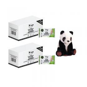 Cheeky Panda Biodegradable Baby Wipes 60 Wipes Pack of 12 Buy 2 Get FOC Panda CHK810027