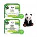 This close-up photo of The Cheeky Panda Personal Hygiene Cheeky Panda Pads showcases their bamboo lining and core. The pack contains 12 heavy pads and you can get 2 packs for a free Panda CHK810030.