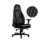 noblechairs ICON Gaming Chair Top Grain Leather Black GC-00P-NC CK50110