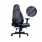 noblechairs ICON Gaming Chair Top Grain Leather Midnight Blue/Graphite GC-00N-NC CK50112