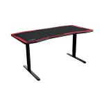 Nitro Concepts D16M Gaming Desk Height Adjustable 1600x800x725-825mm Carbon Red GC-053-NR CK50296