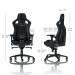 noblechairs EPIC Gaming Chair Real Leather Black GC-005-NC CK80021