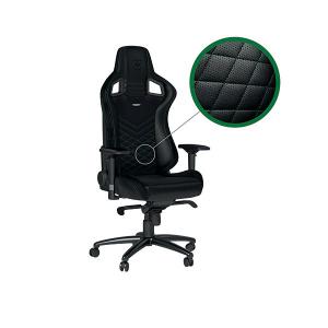 Image of noblechairs EPIC Gaming Chair Faux Leather BlackGreen GC-009-NC