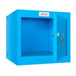 Phoenix CL Series CL0344BBK Size 1 Cube Locker in Blue with Key Lock CL0344BBK