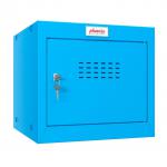 Phoenix CL Series CL0344BBK Size 1 Cube Locker in Blue with Key Lock CL0344BBK