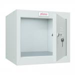 Phoenix CL Series CL0344GGK Size 1 Cube Locker in Light Grey with Key Lock CL0344GGK