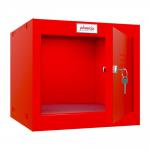 Phoenix CL Series CL0344RRK Size 1 Cube Locker in Red with Key Lock CL0344RRK