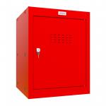 Phoenix CL Series CL0544RRK Size 2 Cube Locker in Red with Key Lock CL0544RRK