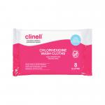 Clinell Chlorhexidine Wash Cloth Pk8