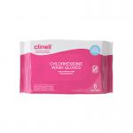 Clinell Chlorhexidine Wash Gloves (Pack of 8) CHGWGL8 CL44276