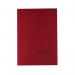 The photo shows a Collins Cathedral Accounts & Analysis Book, with 96 pages and 10 cash columns. The cover is regal and sturdy, with a subtle gold design. The pages are crisp and clean, perfect for organizing financial records.