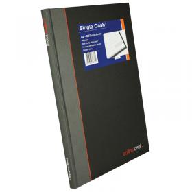 Ideal A4 Cashbook Casebound Single Cash 192 Pages Black 6421 CL76776