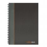 Collins Ideal Feint Ruled Wirebound Notebook A4 6428W BLACK CL76784