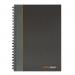 Collins Ideal Feint Ruled Wirebound Notebook A4 6428W BLACK CL76784