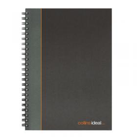 Ideal A4 Cashbook Wiro Feint 192 Pages Black 6428W CL76784