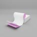 Collins Plain Listing Paper (A4) 2 Ply White/Purple