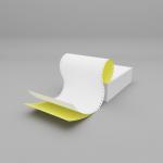 Collins Plain Listing Paper (A4) 2 Ply White/Yellow