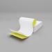 Collins Plain Listing Paper (A4) 2 Ply White/Yellow