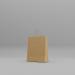 Collins Plain Brown Carrier Bags (PEFC) 125 Pcs, 18cm x 8cm x 22cm