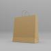 Collins Plain Brown Carrier Bags (PEFC) 125 Pcs, 32cm x 15cm x 33.5cm
