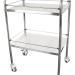 Click Medical Two Tier Stainless Steel Medical Trolley CLM29057