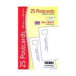 Plain Postcards x 25 White (Pack of 20) OBS483 CM00546
